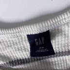 Vintage Gap white stripe sweatshirt XS