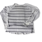 Vintage Gap white stripe sweatshirt XS