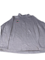 Vintage Mens Columbia sportwear grey 1/4 zip up high neck fleece large sweatshirt