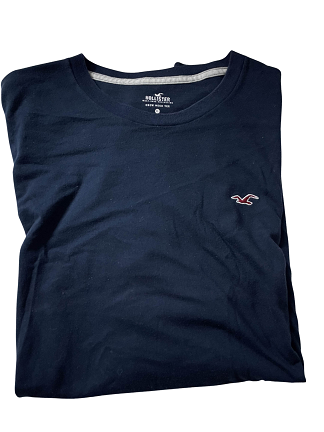 Vintage Hollister Co. plain Navy crew-neck short sleeve tees XL