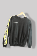 Vintage Diadora print black small crew neck sweatshirt