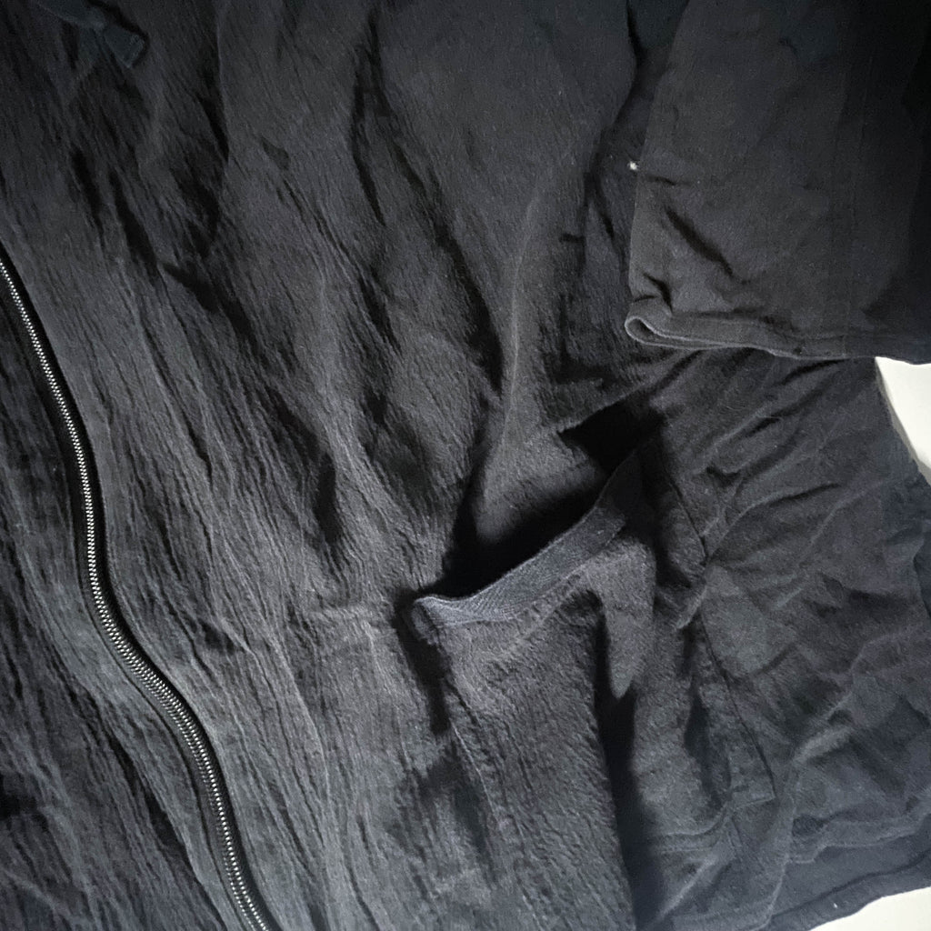 Vintage Chicos black full zip up soft material hoodie size M/L