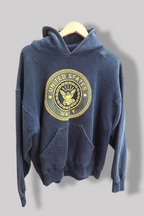 Vintage womens 90's United state navy authentic navy large hoodie