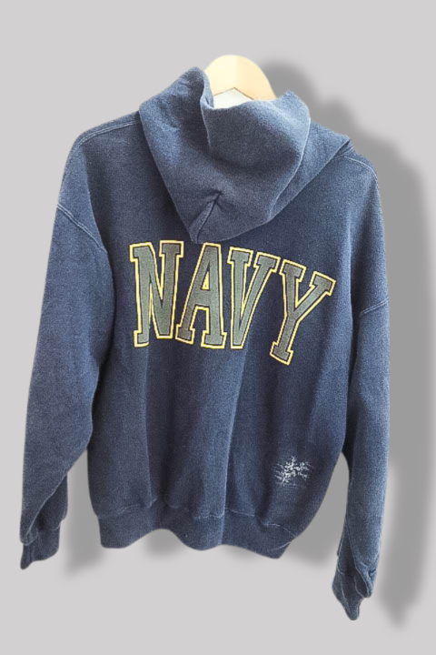 Vintage womens 90's United state navy authentic navy large hoodie
