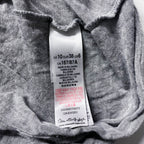 Miss Selfridge Y2k grey womens solid twist hem top uk 10