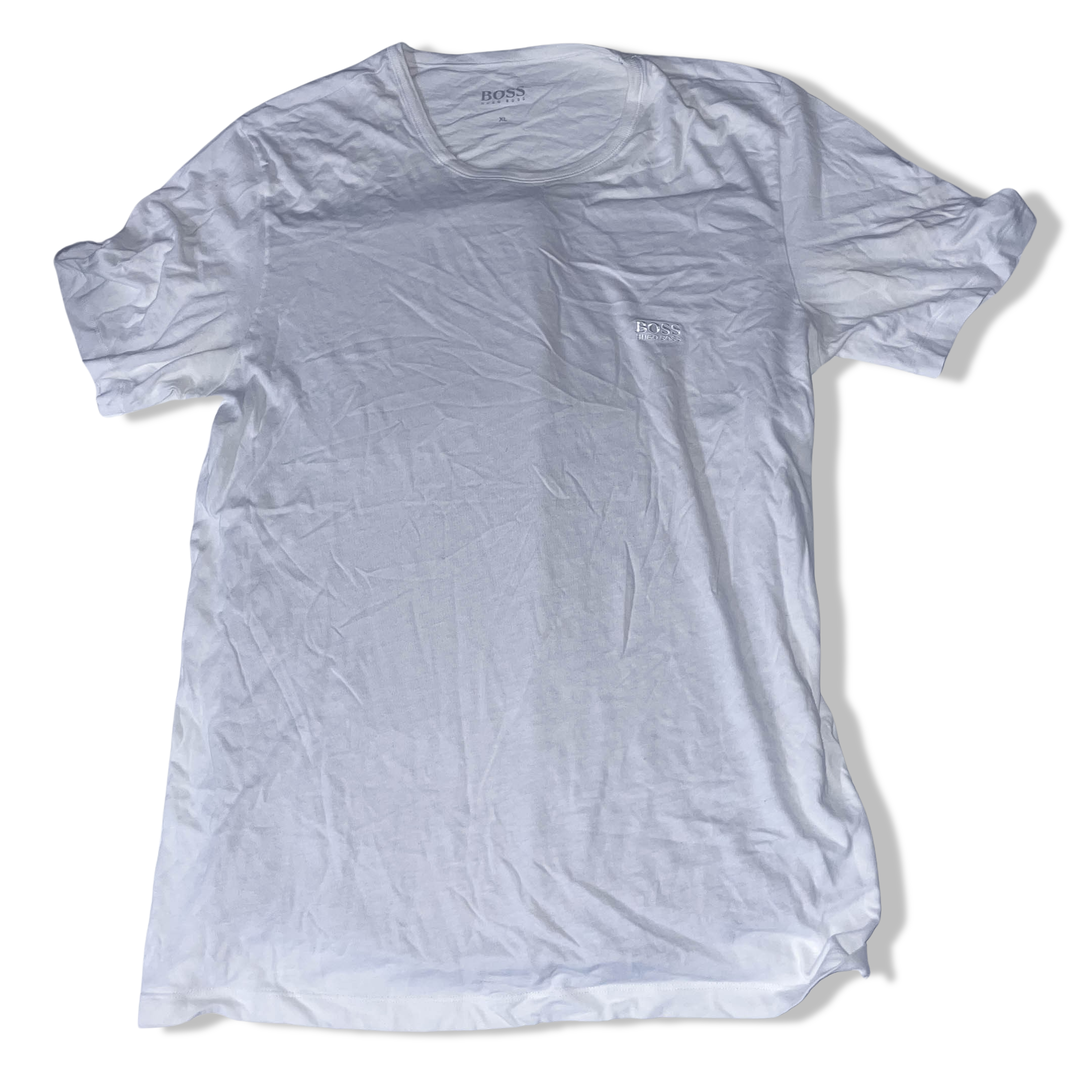 Vintage White Hugo boss mens XL tshirt