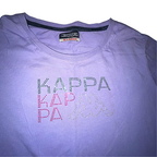 Vintage Women Kappa purple short sleeve tees XL