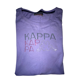 Vintage Women Kappa purple short sleeve tees XL