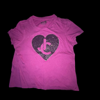 Vintage womens pink juicy couture small cropped tees
