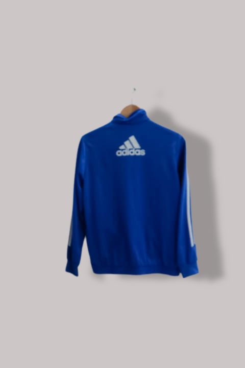 Vintage Adidas Blue Zip up womens large track top