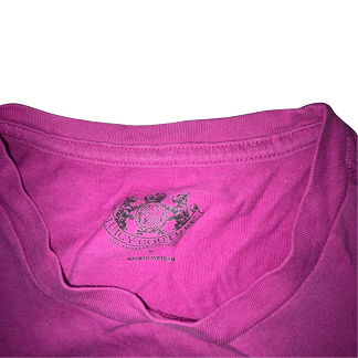 Vintage womens pink juicy couture small cropped tees