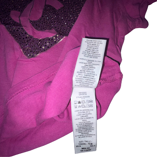 Vintage womens pink juicy couture small cropped tees