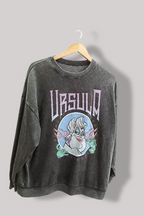 Bershka Ursula Graphics small crew neck grey sweatshirt