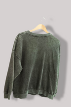 Bershka Ursula Graphics small crew neck grey sweatshirt