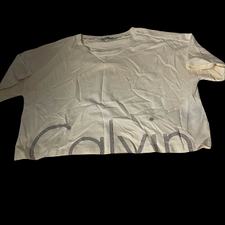 Vintage White Calvin klein XS short sleeve tees
