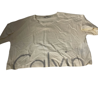 Vintage White Calvin klein XS short sleeve tees