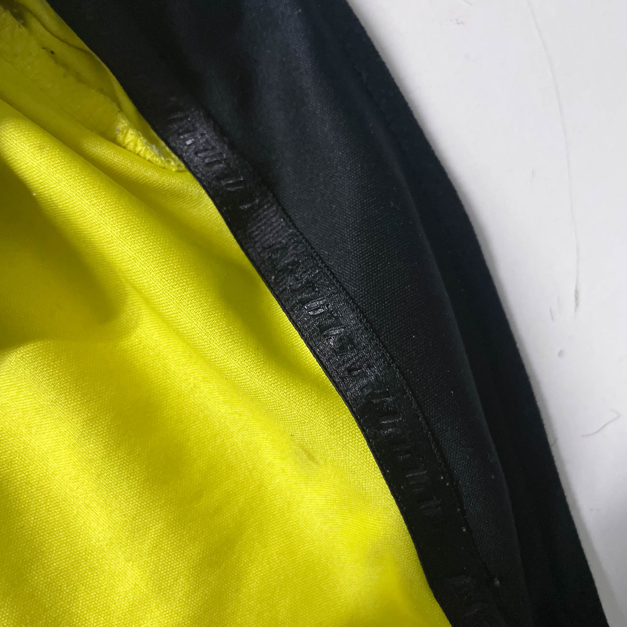 Vintage Yellow slim fit medium 1/4 zip up stand up collar sweatshirt