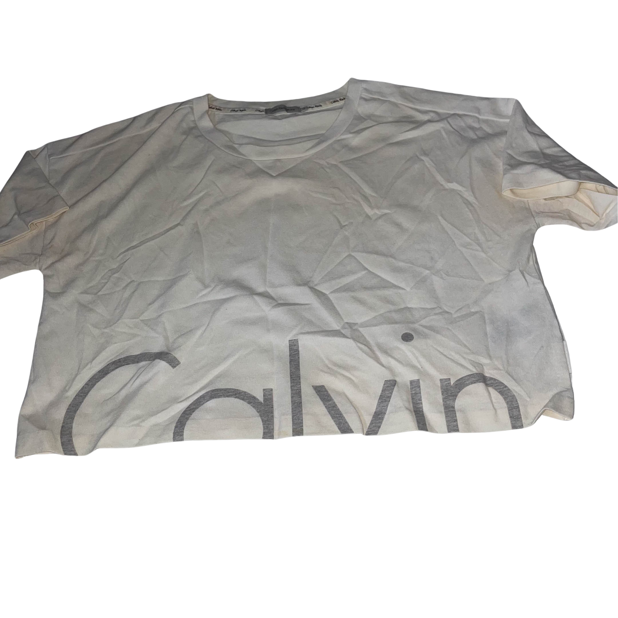Vintage White Calvin klein XS short sleeve tees