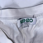 Vintage white Kenzo Paris Graphics medium short sleeve tees