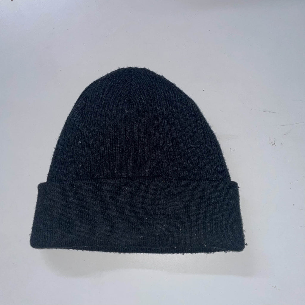 Vintage black winter beanie hat