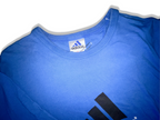 Vintage mens large blue Adidas big logo tees