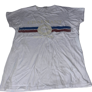 Vintage River Island white medium regular fit short sleeve tees