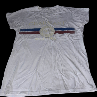 Vintage River Island white medium regular fit short sleeve tees