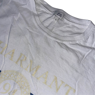 Vintage River Island white medium regular fit short sleeve tees