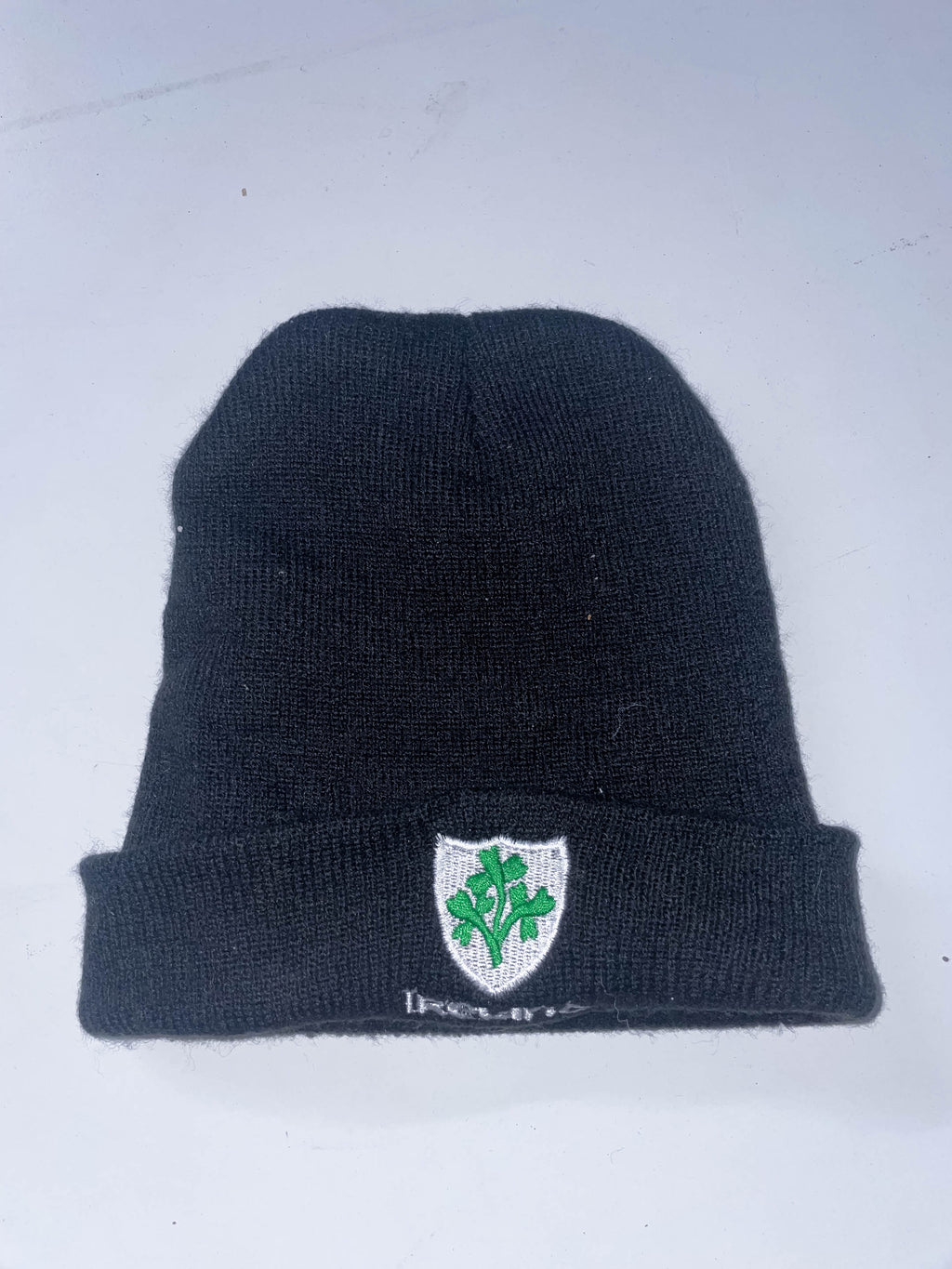 Vintage black ireland logo beanie hat