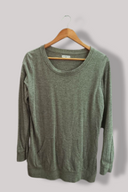 Jacqueline de yong grey medium regular fit womens sweatshirt