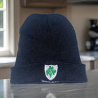 Vintage black ireland logo beanie hat