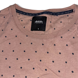 Vintage Burton menswear london brown patterned mens small tees
