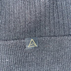 Vintage black winter beanie hat