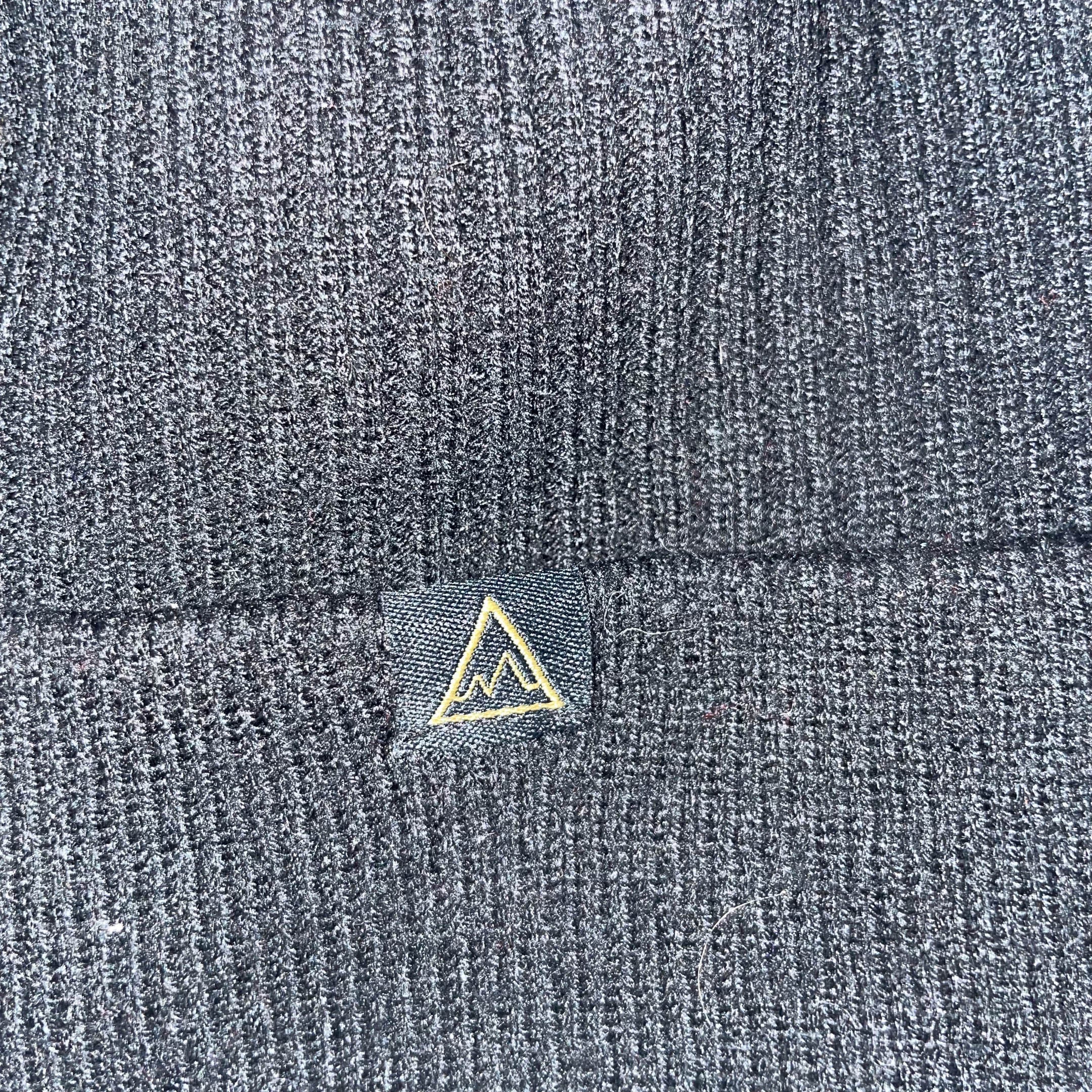 Vintage black winter beanie hat