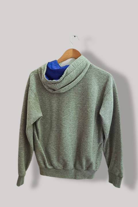 Vintage Adidas big logo grey small regular fit hoodie