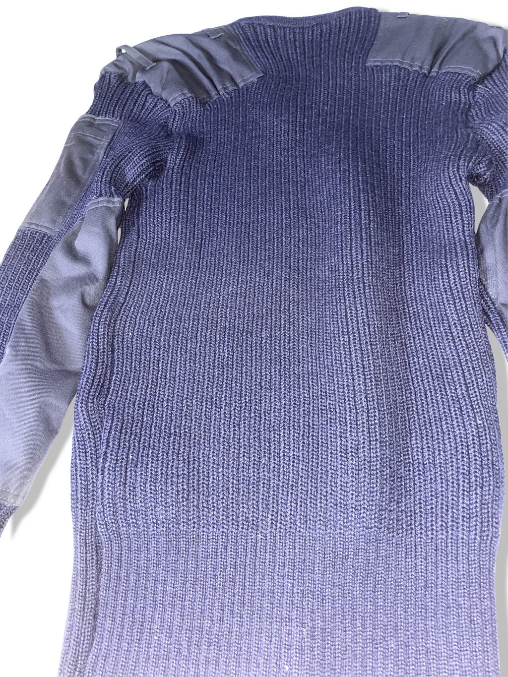 Vintage Iggy blue wool large V-neck jumper