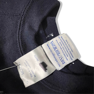 Vintage Kids Russell royal Playgroup graphics navy small sweatshirt