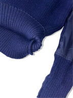 Vintage Iggy blue wool large V-neck jumper