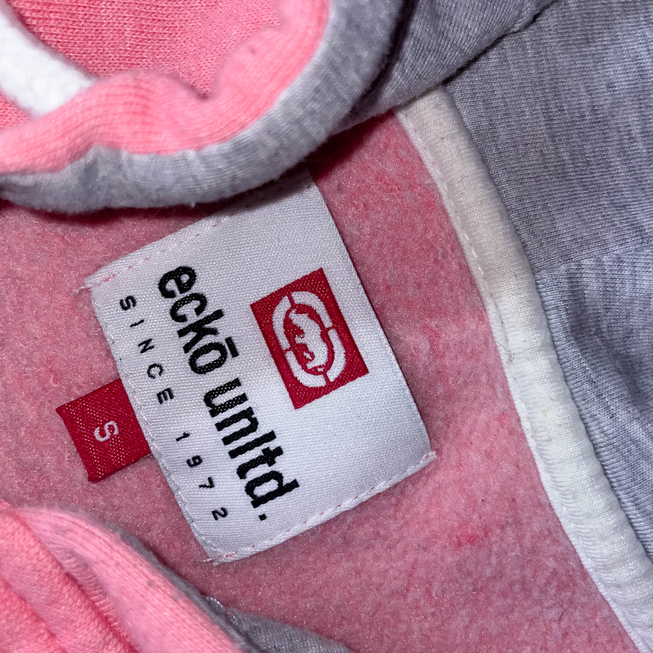 Vintage Ecko UNLTD. full zip up pink small hoodie
