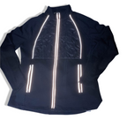 Vintage Black reflective padded full zip up medium jacket
