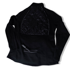Vintage Black reflective padded full zip up medium jacket