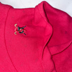 Vintage Red Daily Sport womens turtleneck sweatshirt M/L