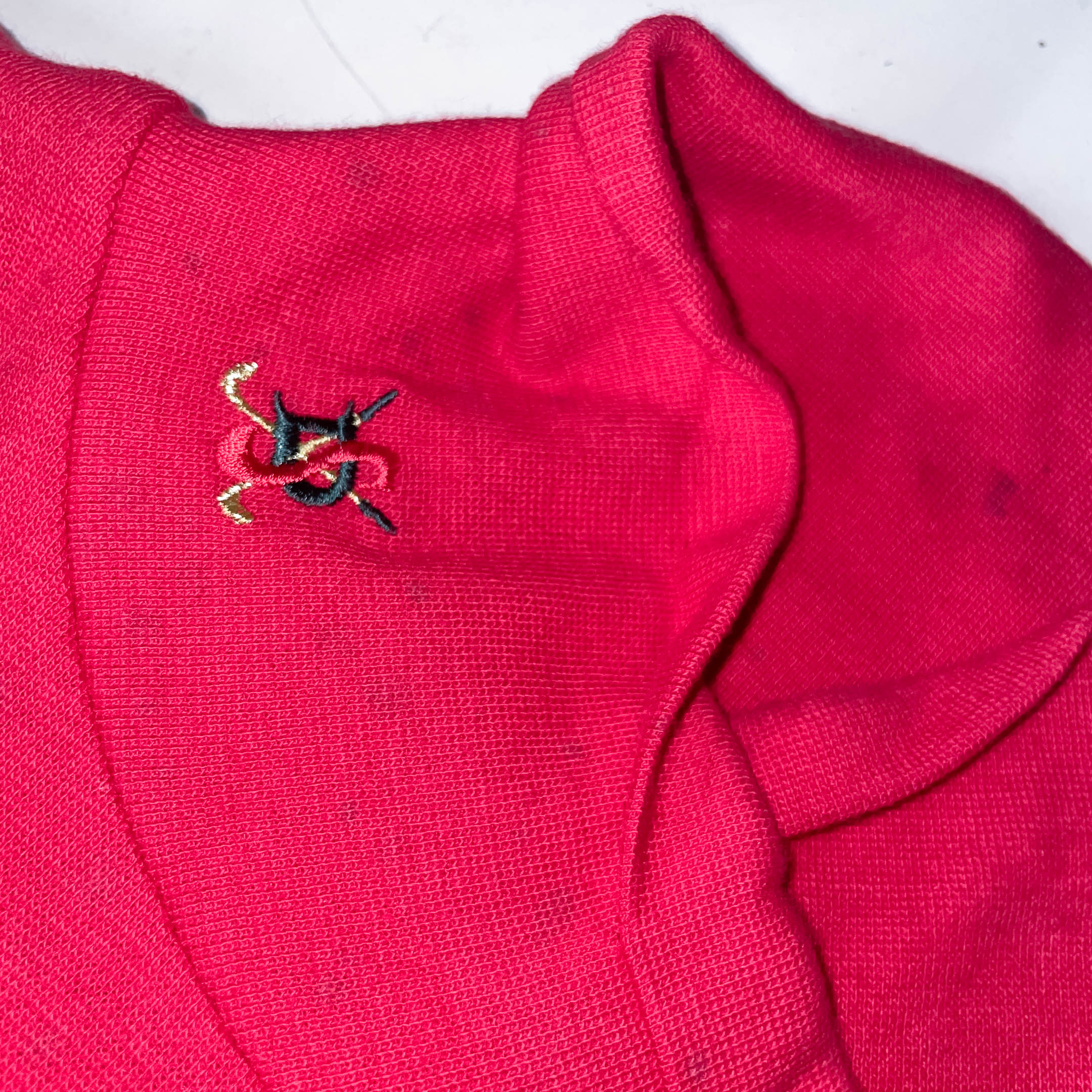 Vintage Red Daily Sport womens turtleneck sweatshirt M/L