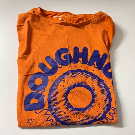 Vintage Cedarwood state doughnut keep it fresh graphics medium orange tees