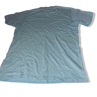 Vintage Blue Areai Branca graphics mens medium tees