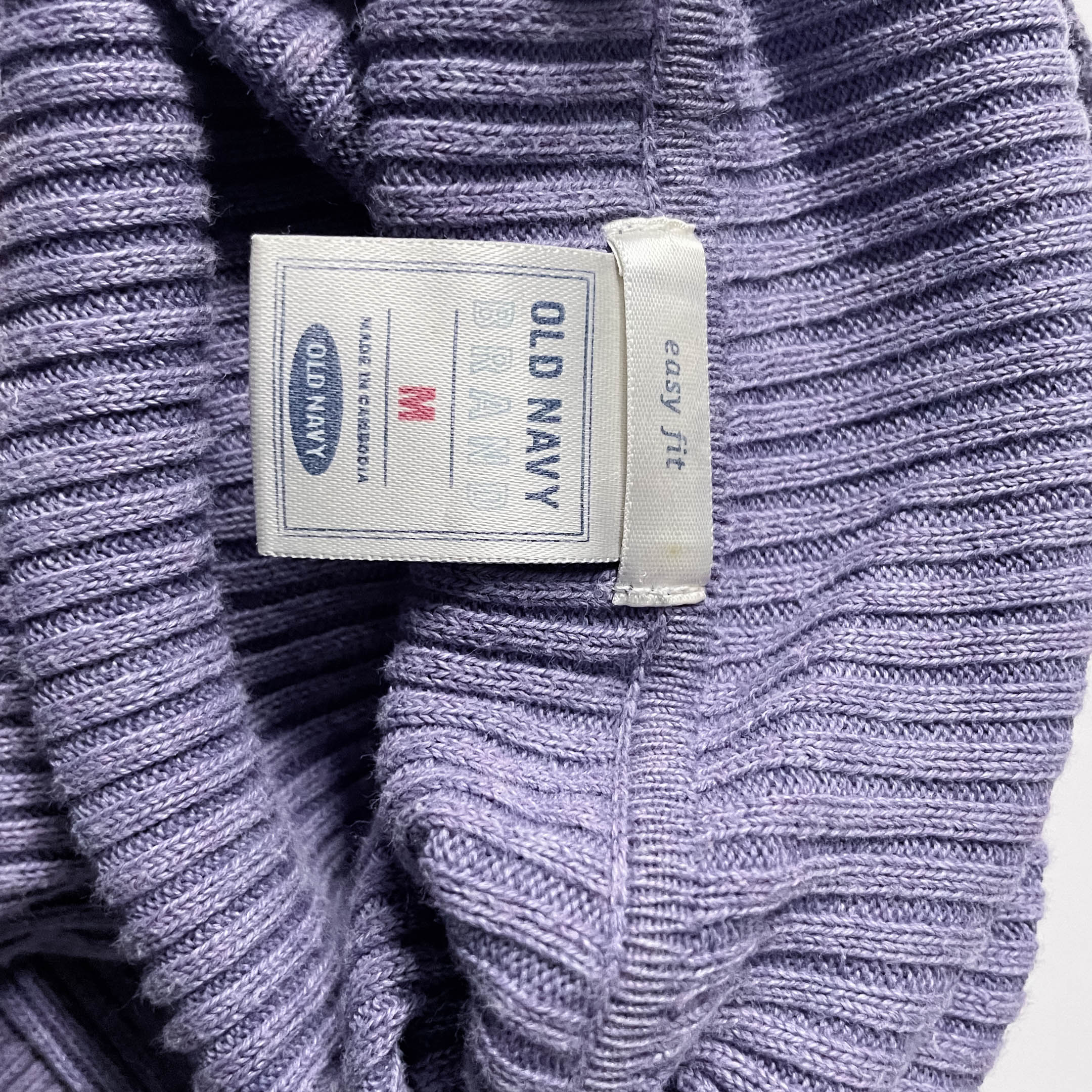 Purple y2k Old navy easy fit medium turtle neck sweatshirt