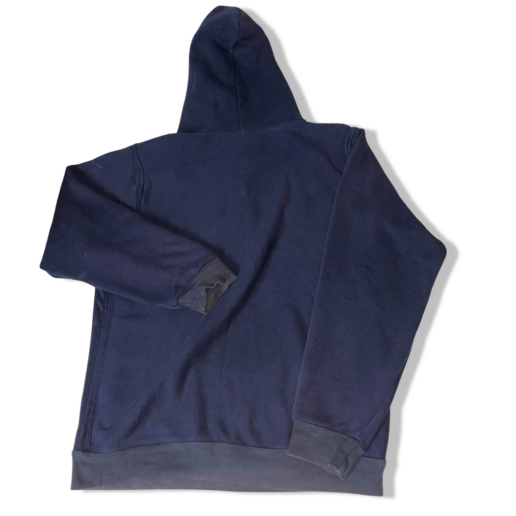 Vintage United State Coast Guard Academy logo print mens blue hoodie in S| 3710