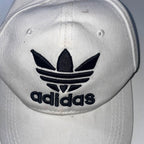 Vintage white adidas 90's strapback cap