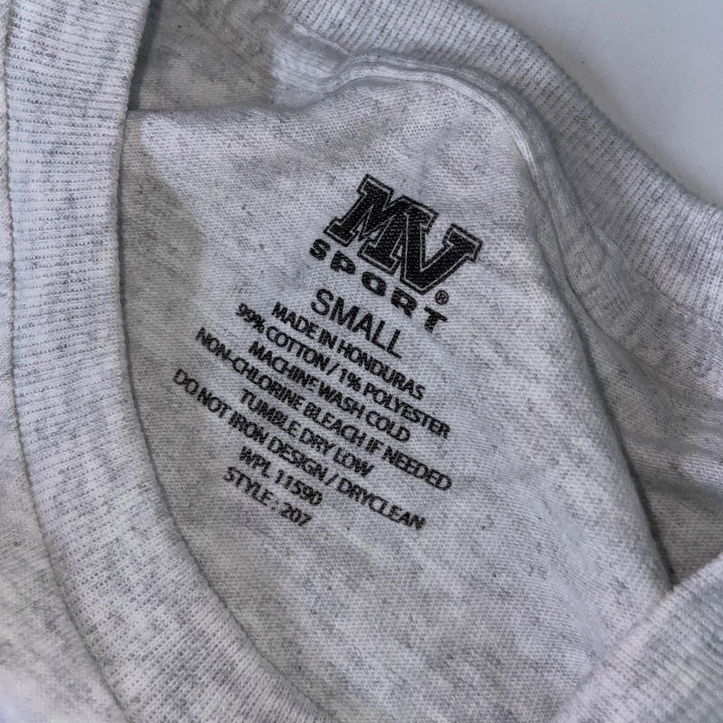 Vintage MV sport The Billy Graham Library graphics mens grey tees in S