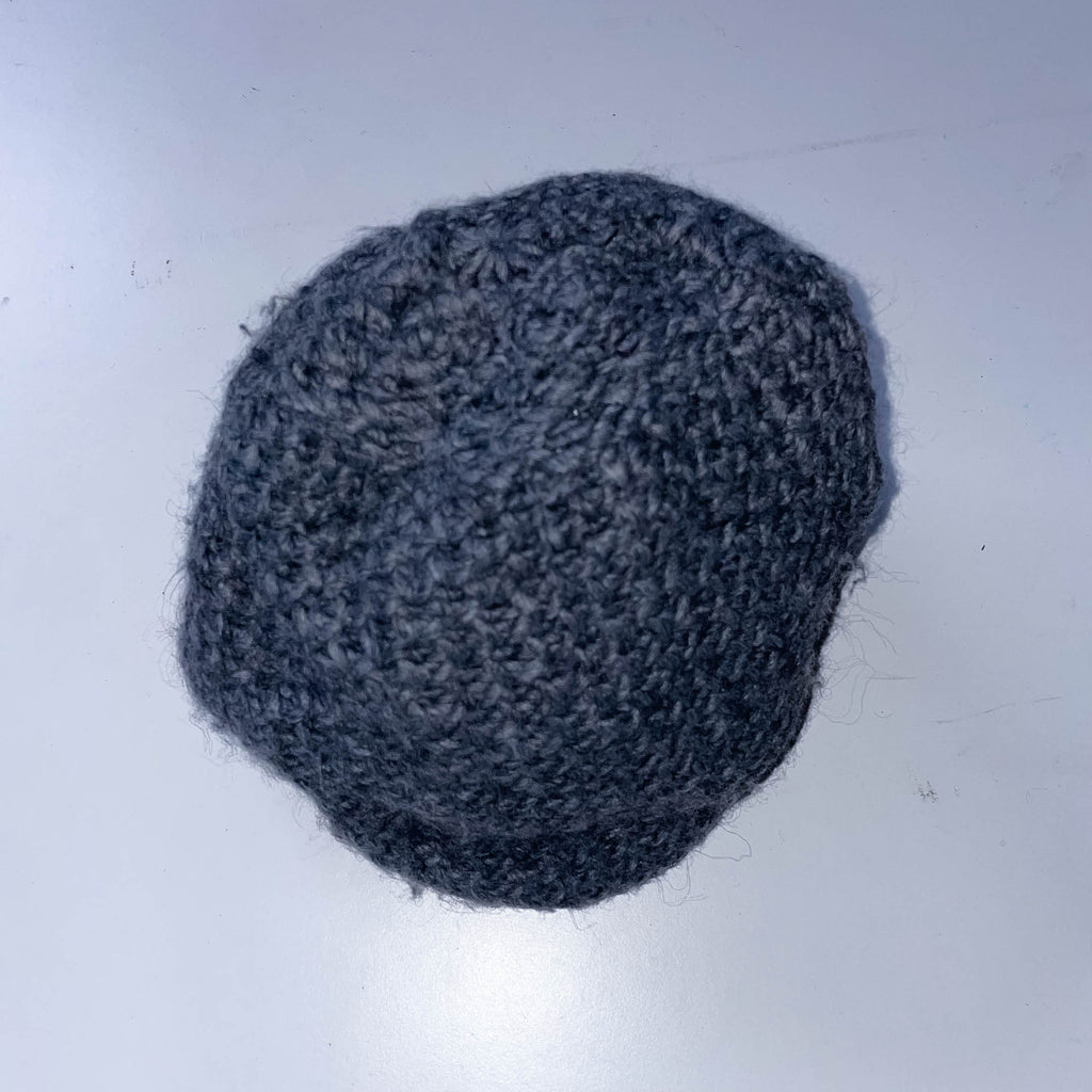 Vintage Handmade grey beanie cap